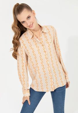 Kadın Taş Uzun Kollu Gömlek - 50257002011
