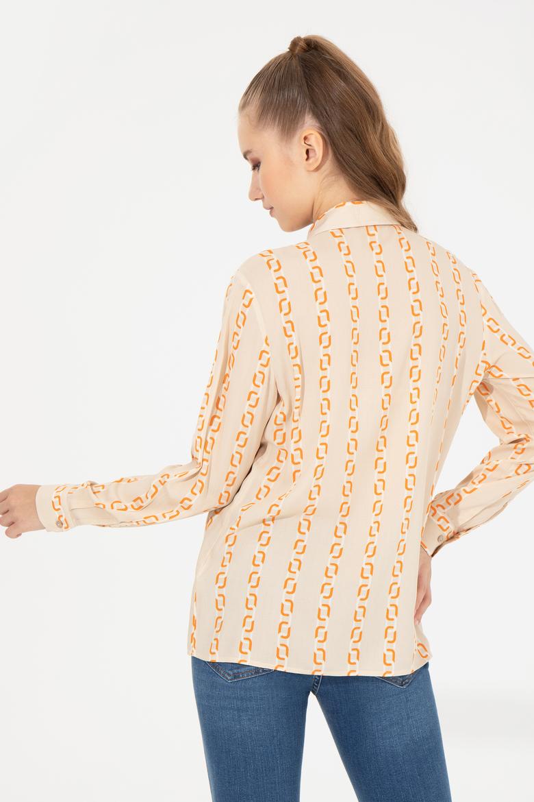 Kadın Taş Uzun Kollu Gömlek - 50257002011