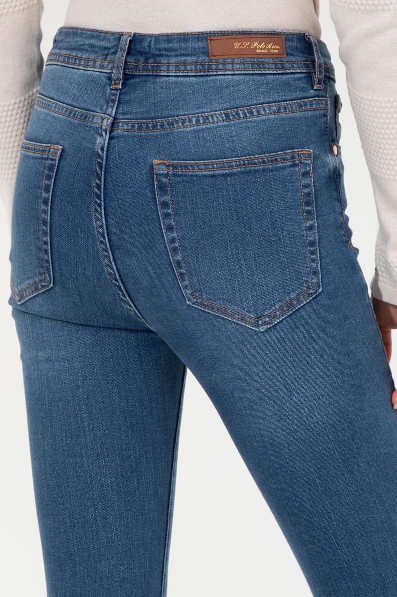 Kadın Mavi Skinny Fit Jean Pantolon