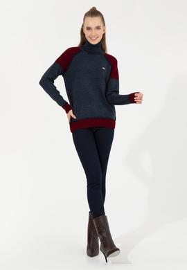 Kadın Lacivert Kazak - 50252221015