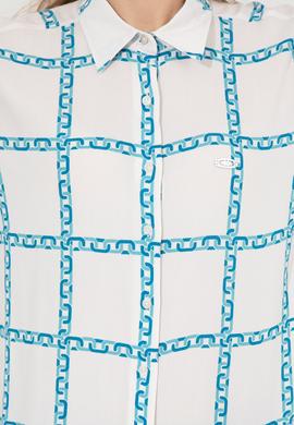 Kadın Ekru Uzun Kollu Gömlek - 50254396012