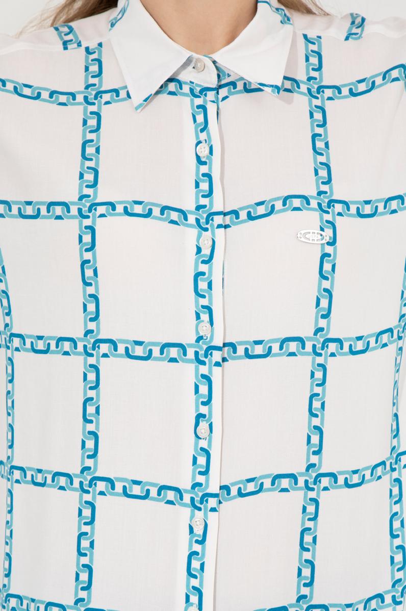 Kadın Ekru Uzun Kollu Gömlek