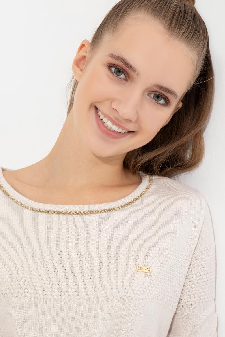 Kadın Krem Kazak - 50251895015