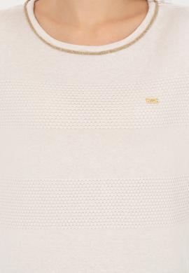 Kadın Krem Kazak - 50251895015