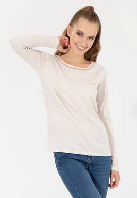 Kadın Krem Kazak - 50251895015