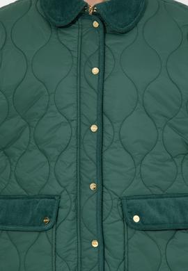 Kadın Koyu Yeşil Kaban - 50252941016