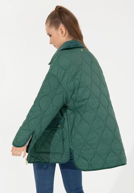 Kadın Koyu Yeşil Kaban - 50252941016