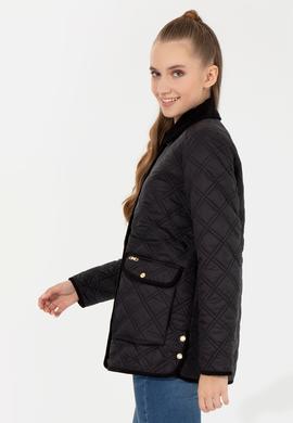 Kadın Siyah Kaban - 50253189038