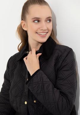 Kadın Siyah Kaban - 50253189038