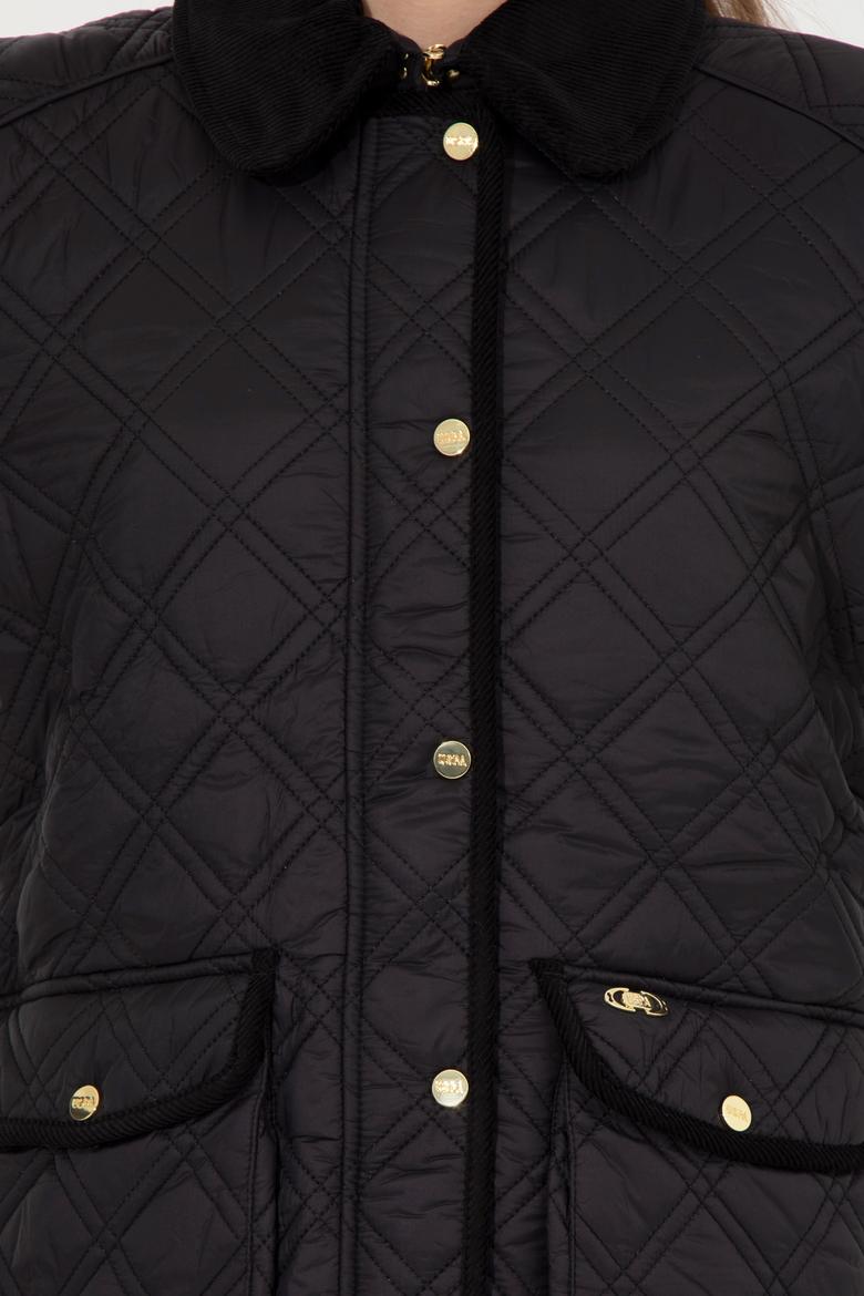 Kadın Siyah Kaban - 50253189038