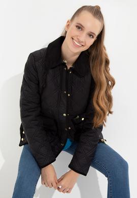 Kadın Siyah Kaban - 50253189038