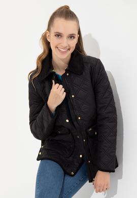 Kadın Siyah Kaban - 50253189038