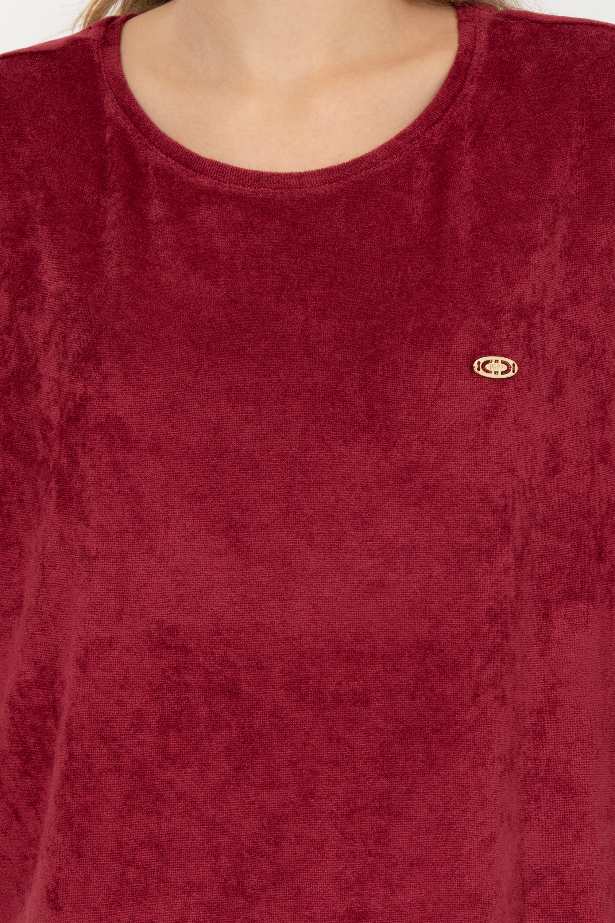 Kadın Vişne Sweatshirt - Image 6