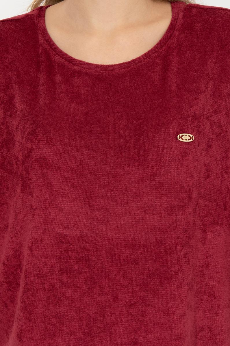 Kadın Vişne Sweatshirt