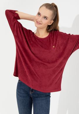 Kadın Vişne Sweatshirt - 50256479029