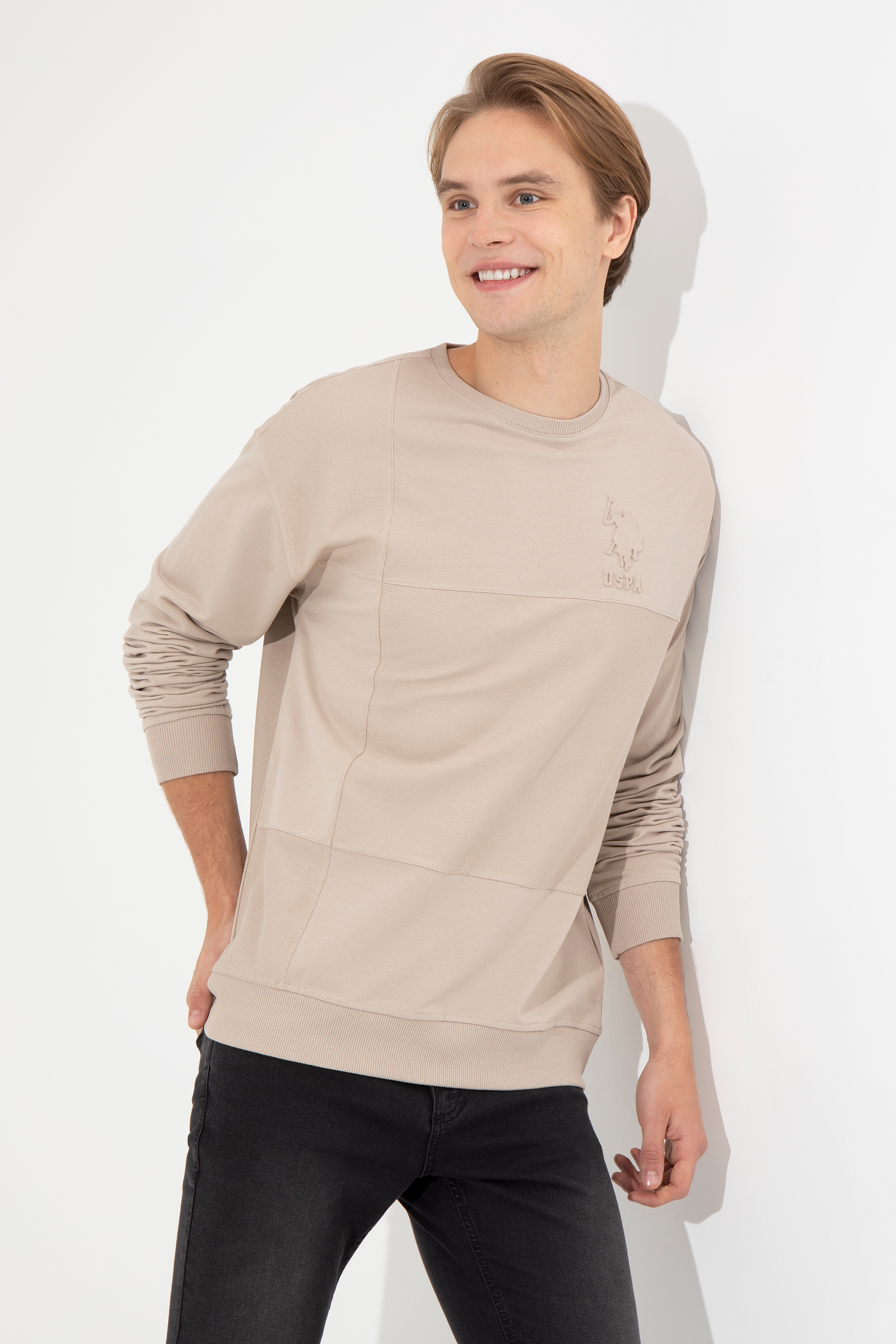 Erkek Taş Sweatshirt - Image 1