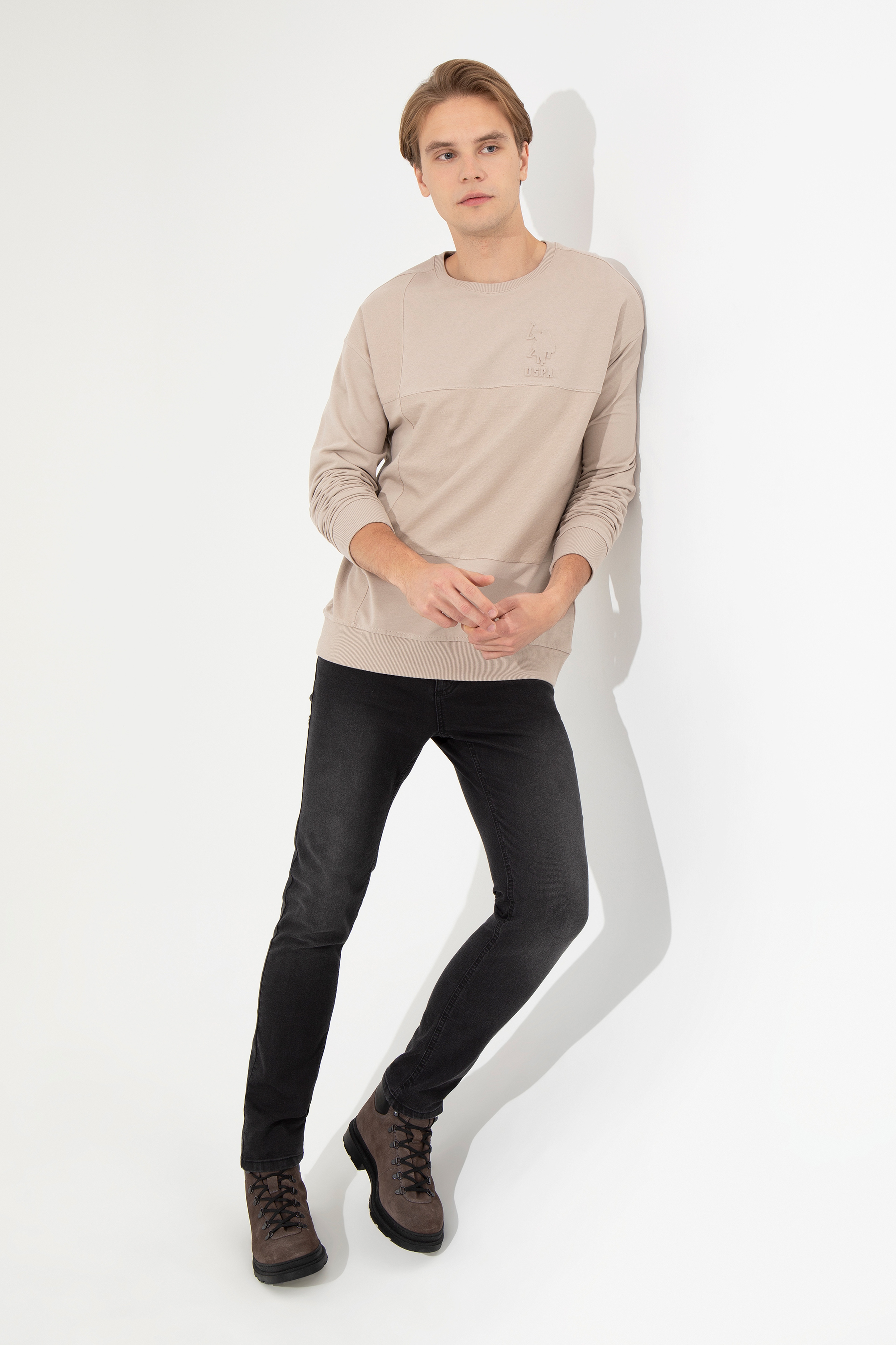 Erkek Taş Sweatshirt - Image 2