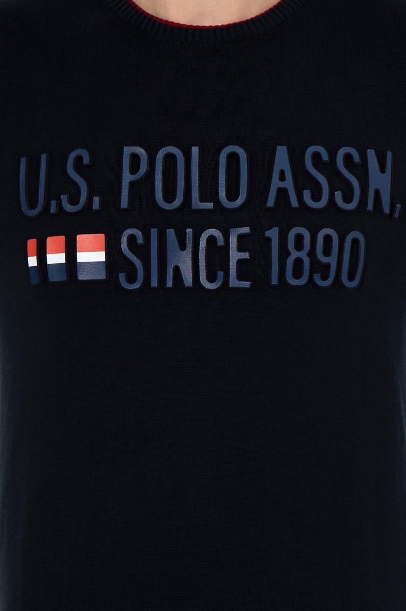 Erkek Lacivert Bisiklet Yaka Triko Kazak