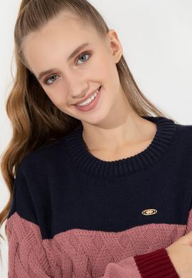 Kadın Lacivert Kazak - 50254223004