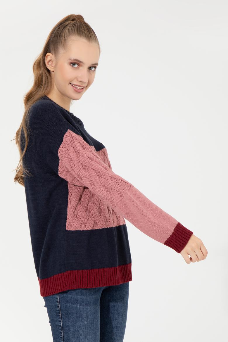 Kadın Lacivert Kazak - 50254223004