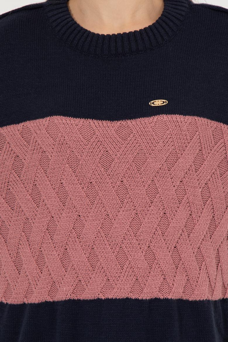 Kadın Lacivert Kazak - 50254223004