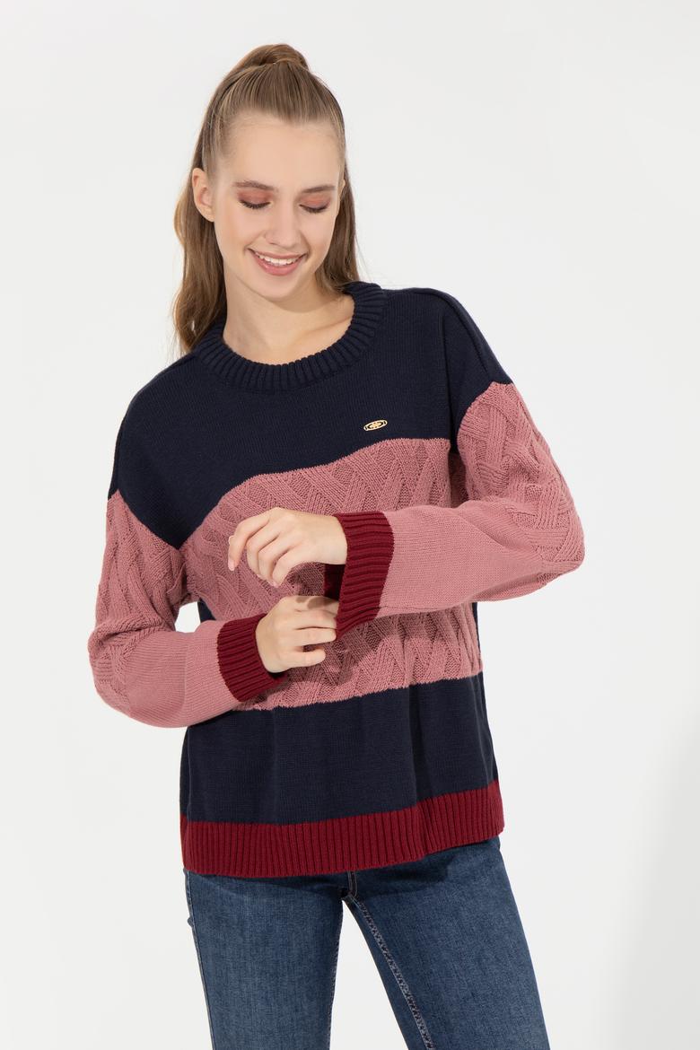 Kadın Lacivert Kazak - 50254223004