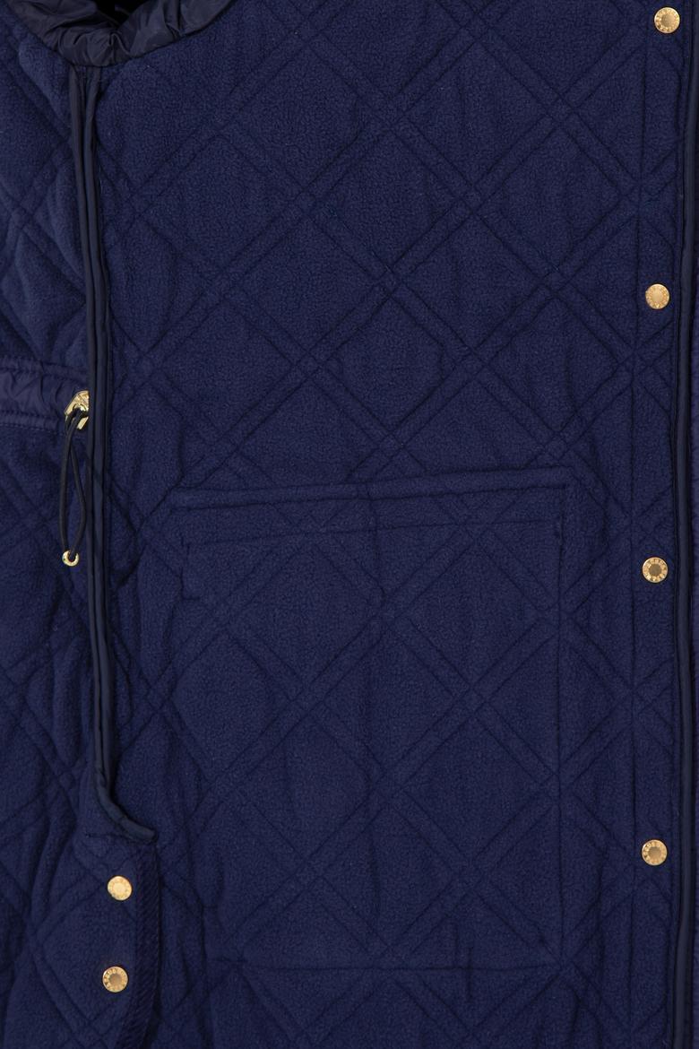 Kadın Lacivert Kaban - 50253189003