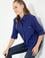 Kadın Mavi Uzun Kollu Gömlek