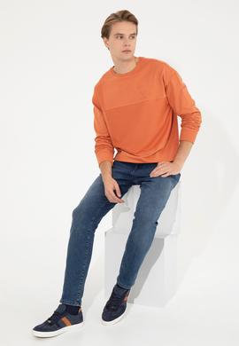 Erkek Kiremit Sweatshirt - 50253218001