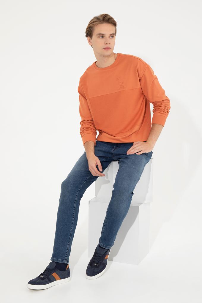 Erkek Kiremit Sweatshirt