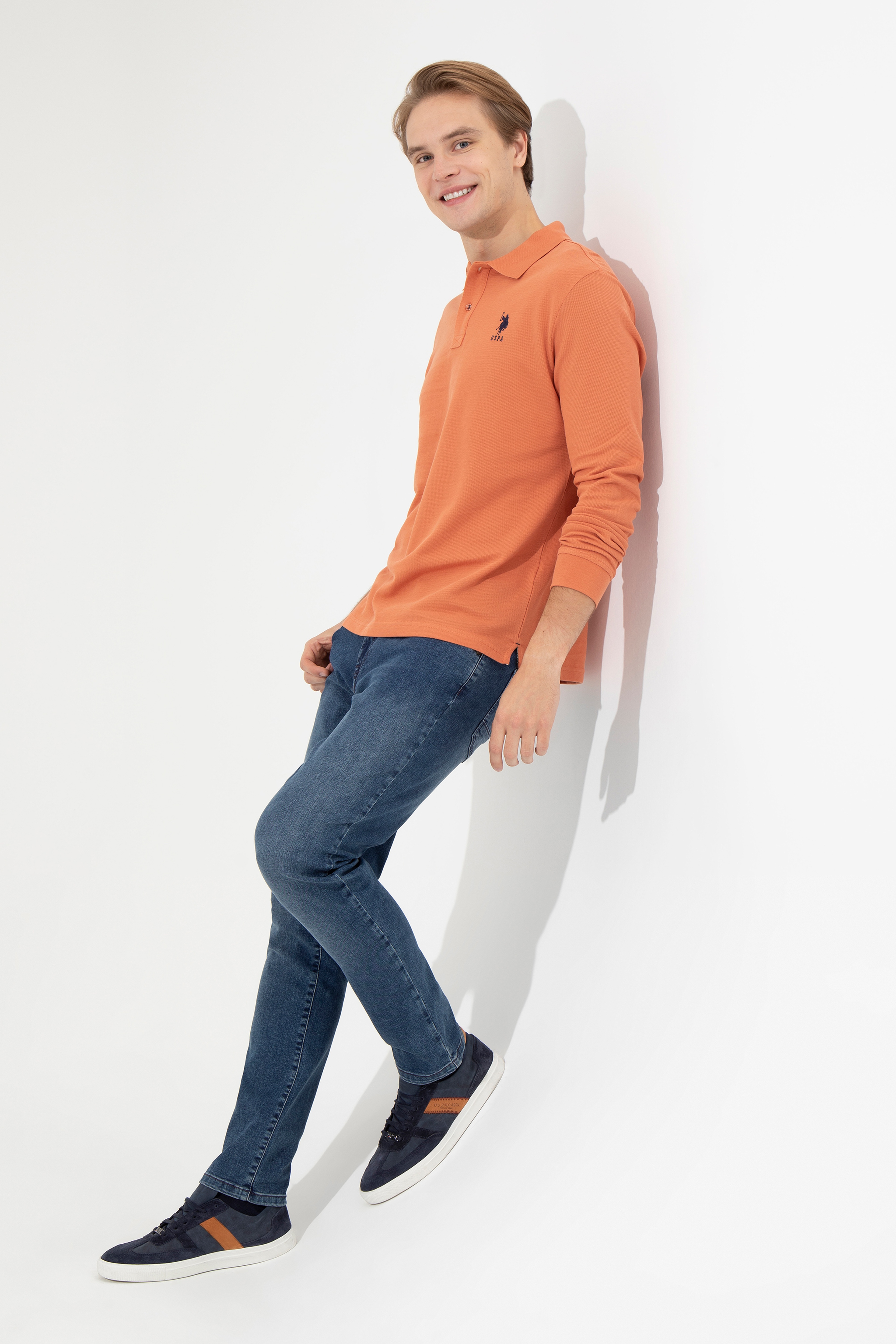 Erkek Kiremit Basic Sweatshirt - Image 3