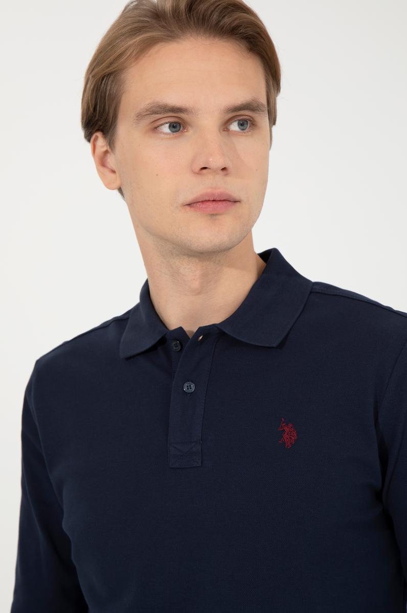 Erkek Lacivert Basic Sweatshirt