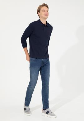 Erkek Lacivert Basic Sweatshirt - 50253121046