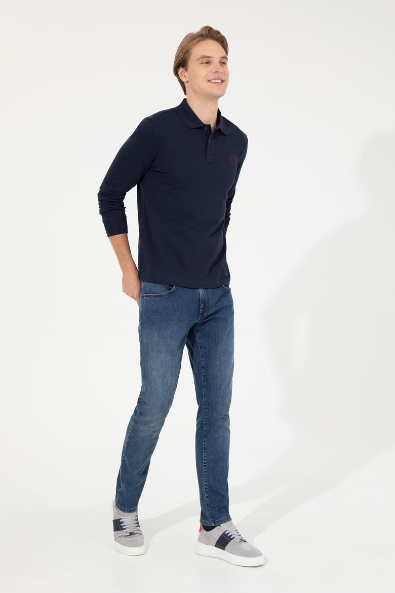 Erkek Lacivert Basic Sweatshirt - 50253121046