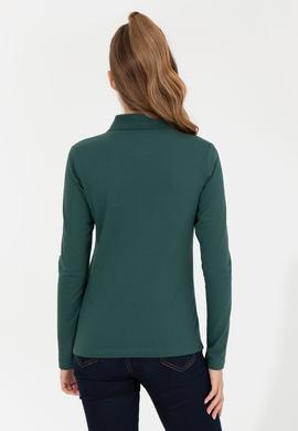 Kadın Yeşil Basic Sweatshirt - 50256259064