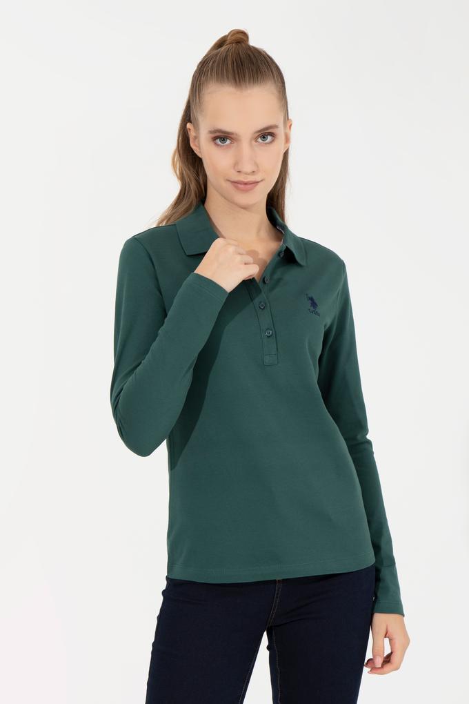 Kadın Yeşil Basic Sweatshirt