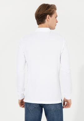 Erkek Beyaz Basic Sweatshirt - 50253133008