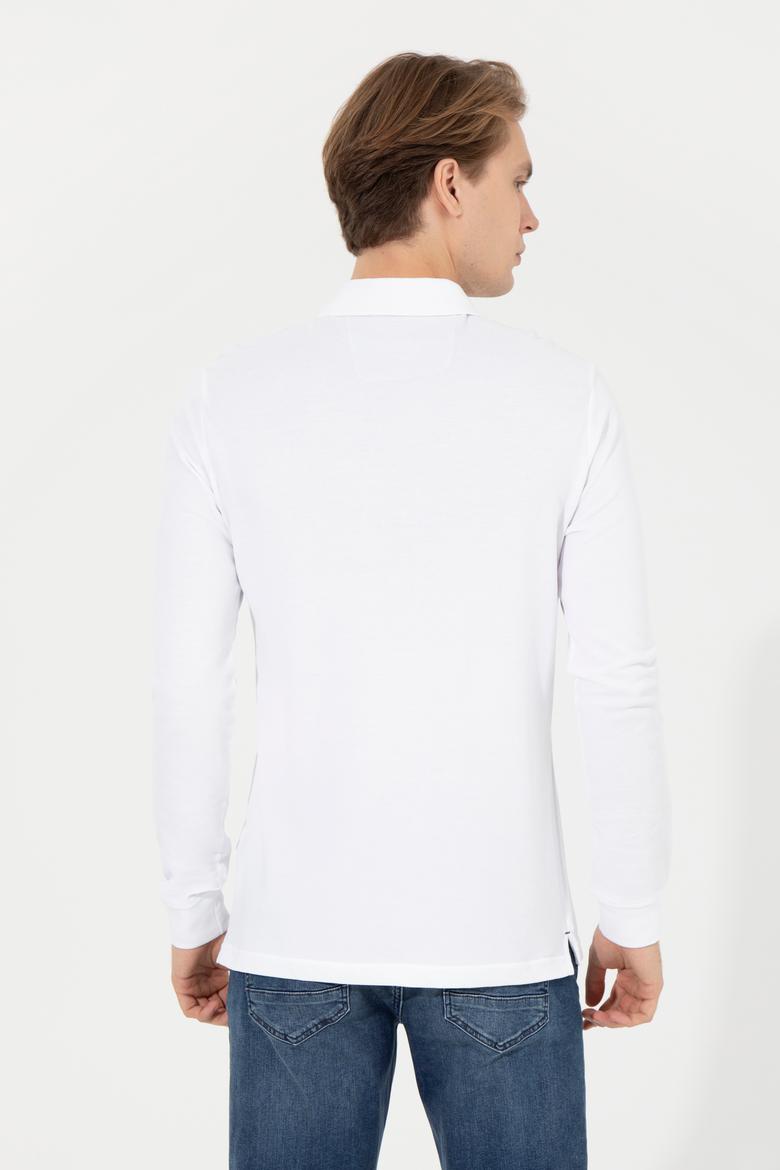 Erkek Beyaz Basic Sweatshirt - 50253133008