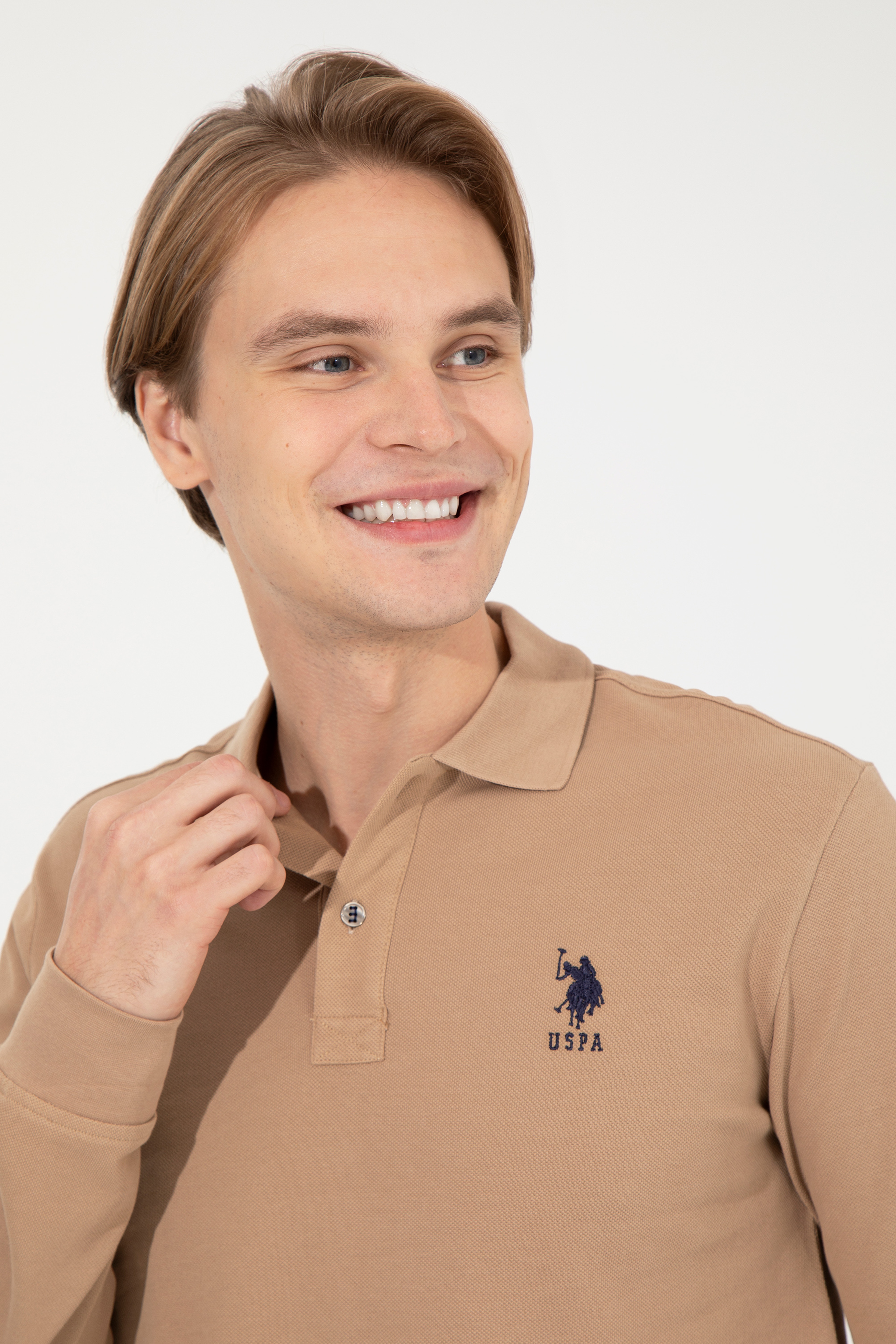 Erkek Camel Basic Sweatshirt - Image 1