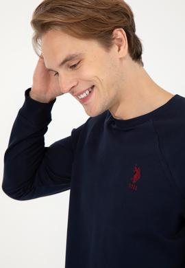 Erkek Lacivert Basic Sweatshirt - 50253181005