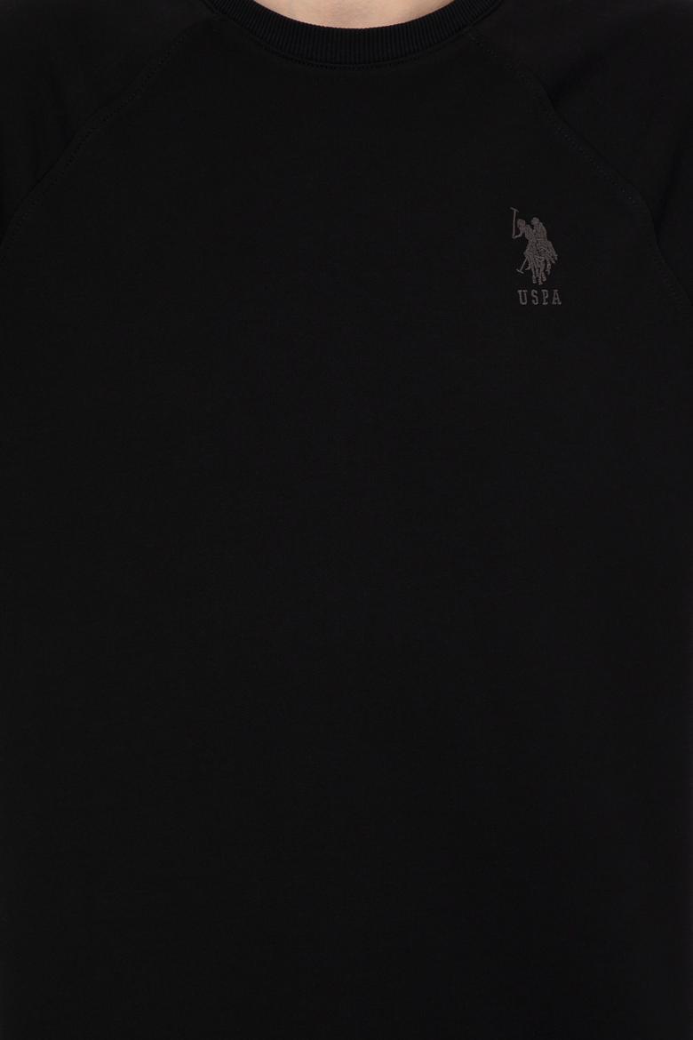 Erkek Siyah Basic Sweatshirt - 50253181029