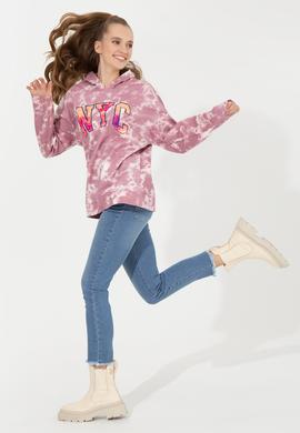 Kadın Açık  Manolya Kapüşonlu Sweatshirt - 50254460019
