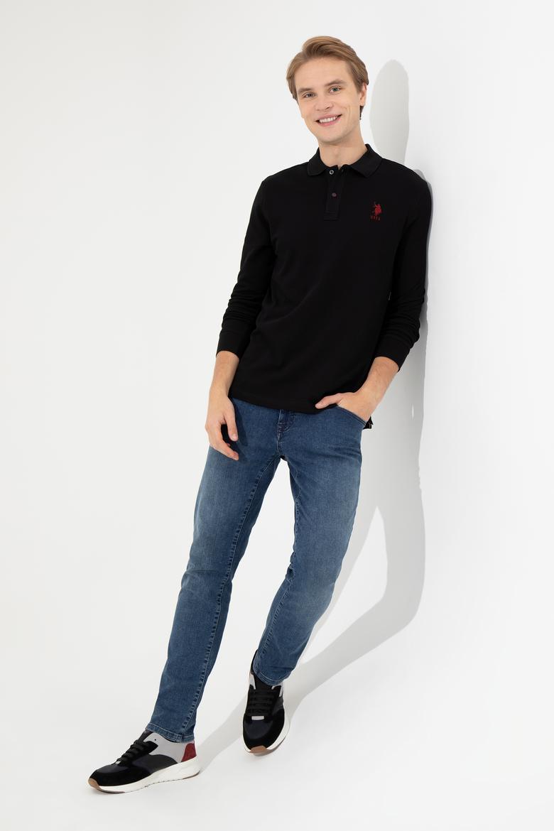 Erkek Siyah Basic Sweatshirt - 50253133037