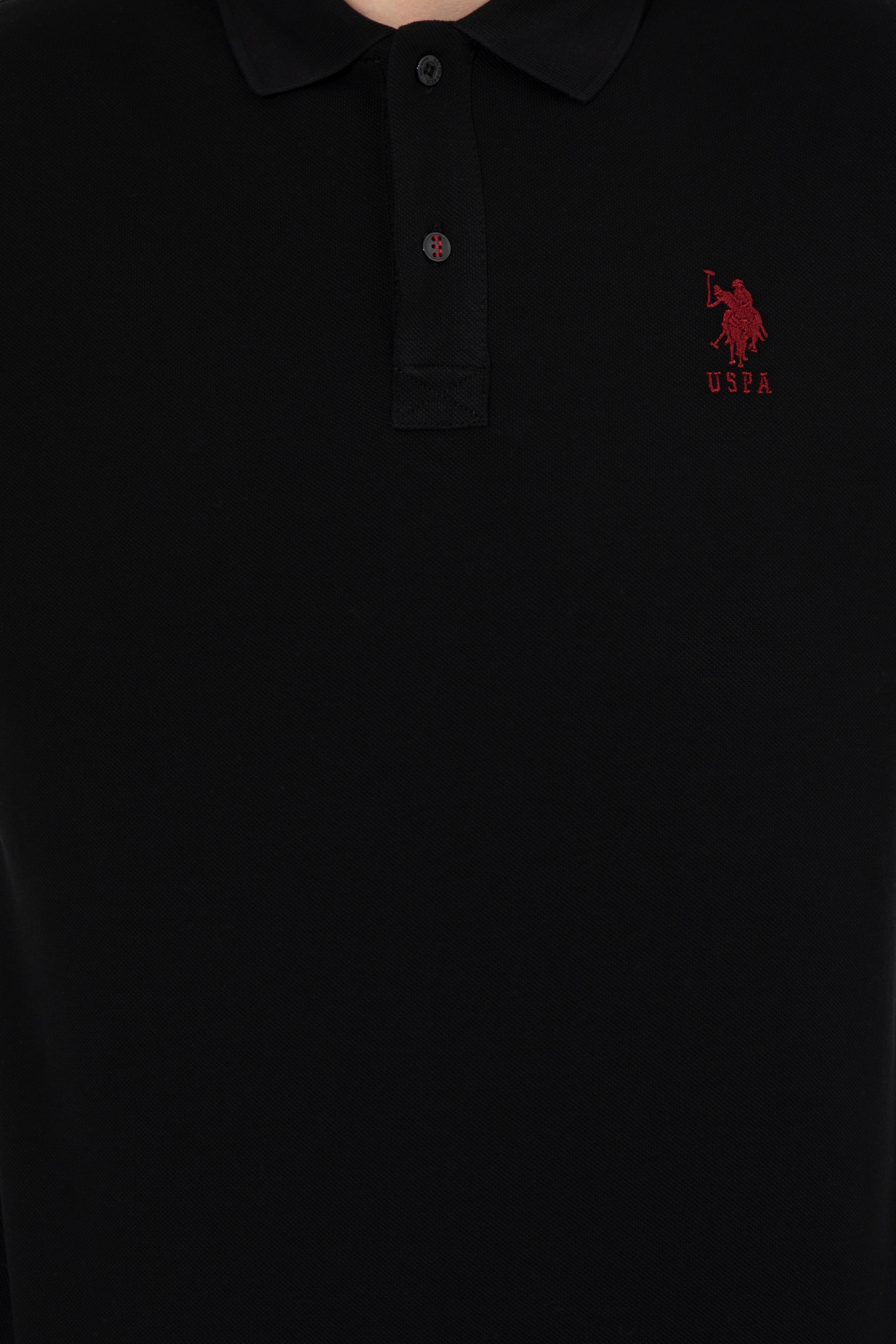 Erkek Siyah Basic Sweatshirt - Image 6