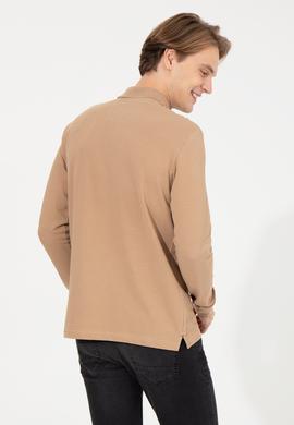 Erkek Camel Basic Sweatshirt - 50253133078