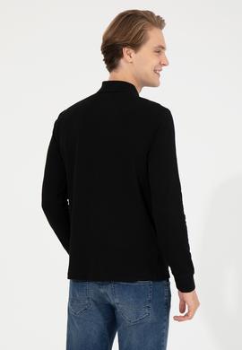 Erkek Siyah Basic Sweatshirt - 50253121145