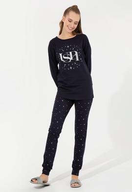 Kadın Lacivert Pijama Takımı - 50264805004