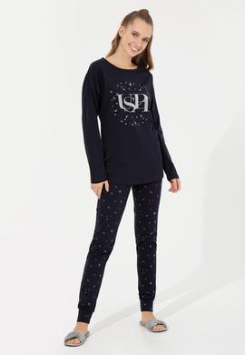 Kadın Lacivert Pijama Takımı - 50264805004