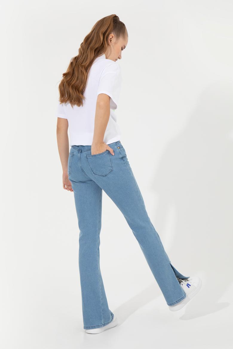 Kadın Açık Mavi Jean Pantolon - 50247663002