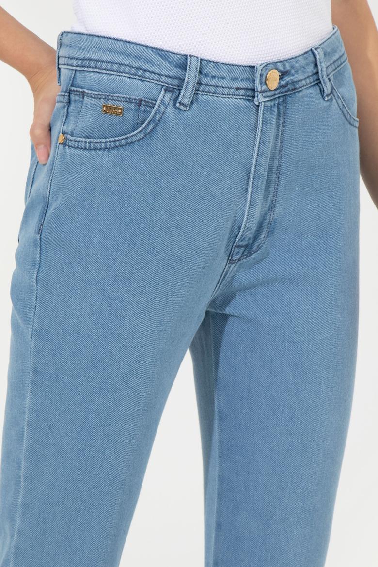 Kadın Açık Mavi Jean Pantolon - 50247663002